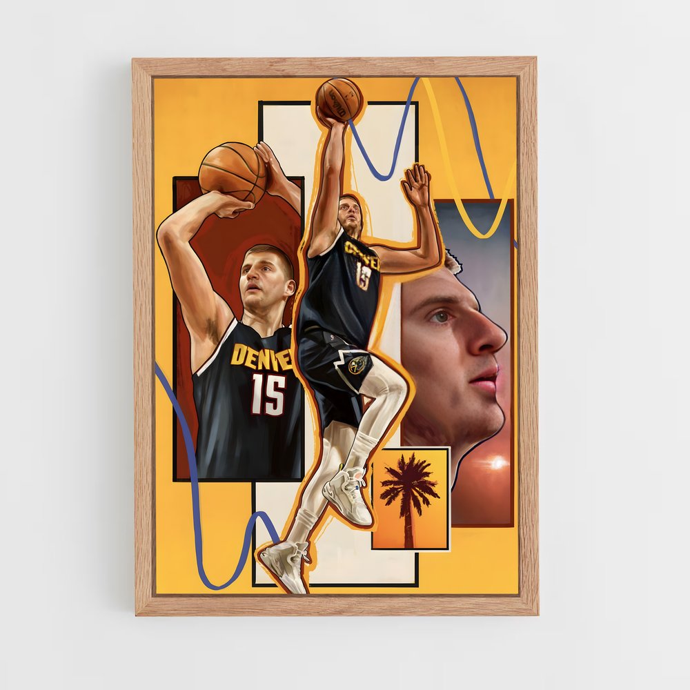 Poster La Magie du Basket – affiche Basketball (vue 4)